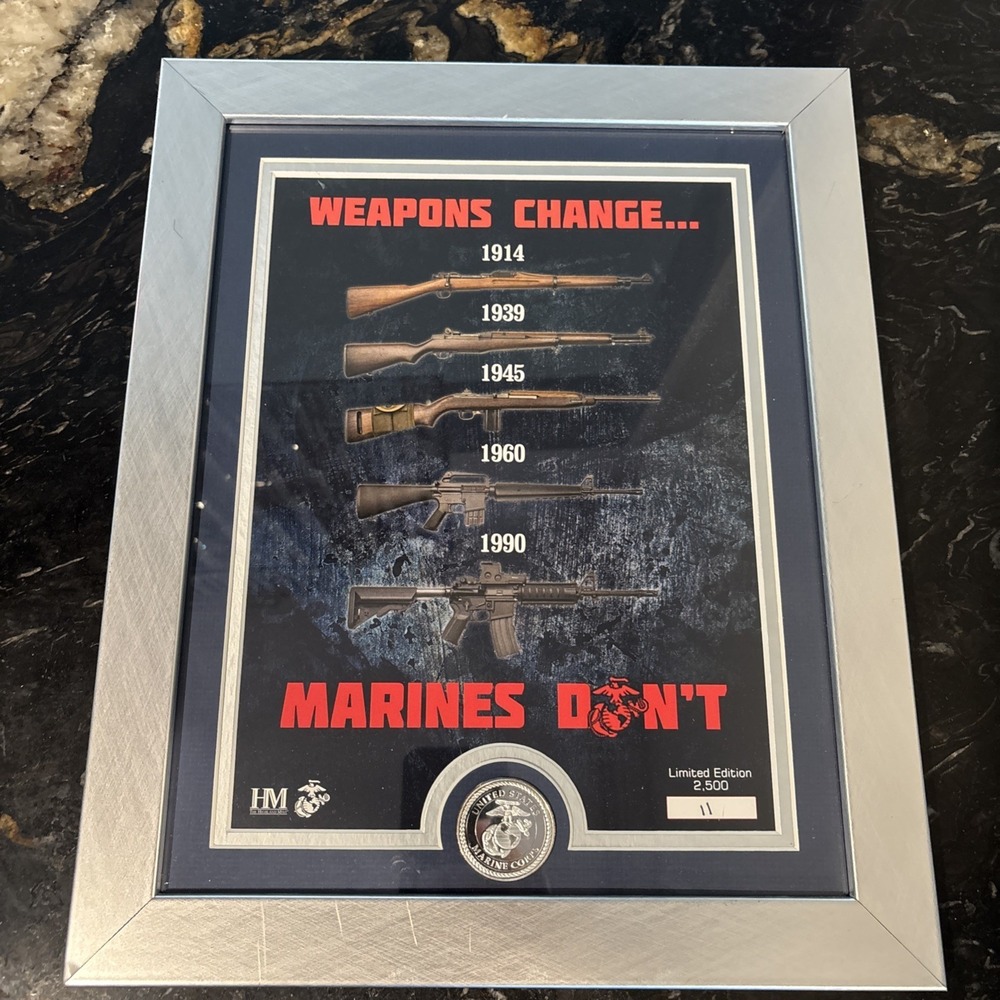 The Hamilton Mint "Weapons Change... Marines Don't" Limited Edition 11/2500